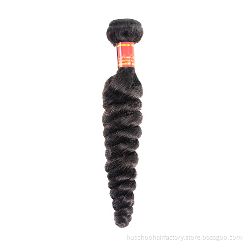 Single Donor Grade 10 A Remy Double Loose Curl Weave Peruvian Fast Shipping Virgin Hair Bundles